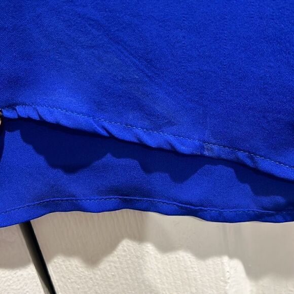 A.L.C. Royal Blue Sleeveless Blouse, Size Small - Picture 9 of 11